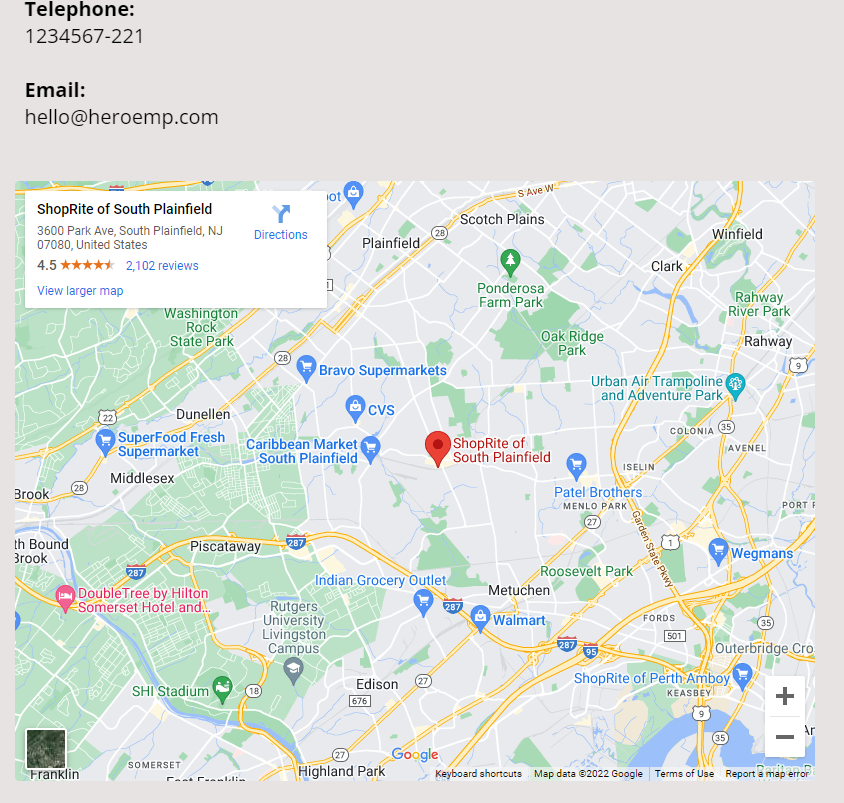 google map PC responsive