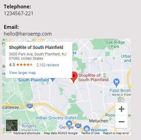 google map mobile responsive