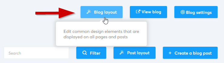 blog layout