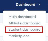 student dashboard