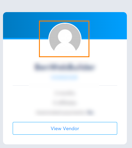 vendor profile picture