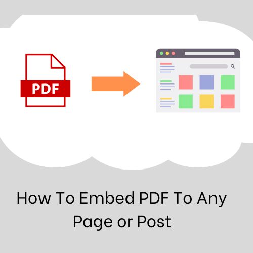How To Embed PDF To Any Pagebuilders